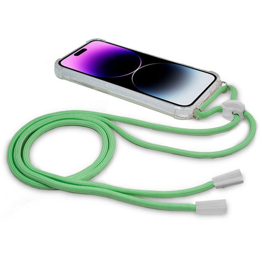 Coque cool pour iPhone 14 Pro Max avec cordon vert