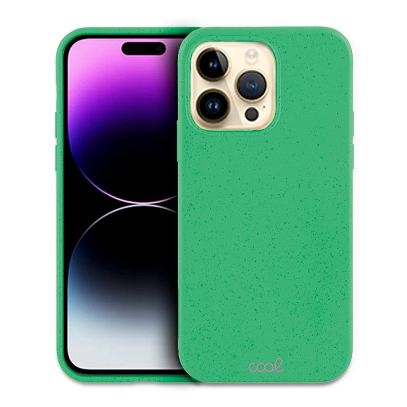 Coque Cool pour iPhone 14 Pro Max Eco Biodégradable Menthe