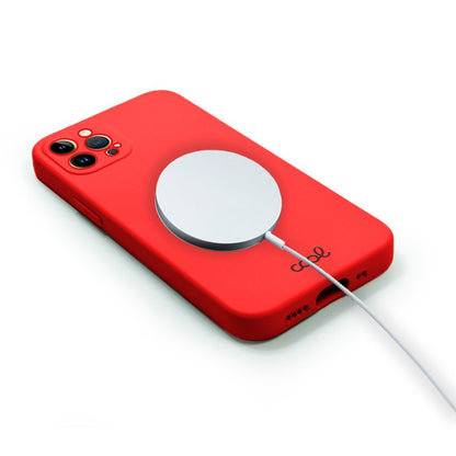 Coque magnétique cool pour iPhone 14 Pro Max, rouge
