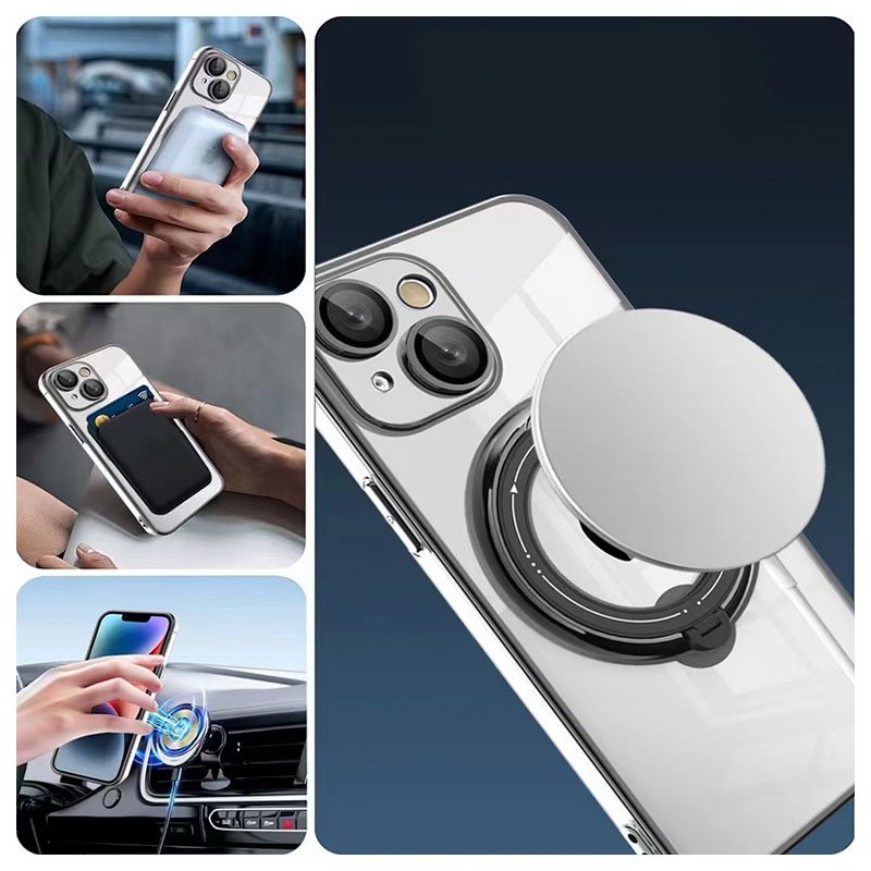 Coque COOL pour iPhone 14 Pro Max avec anneau magnétique noir