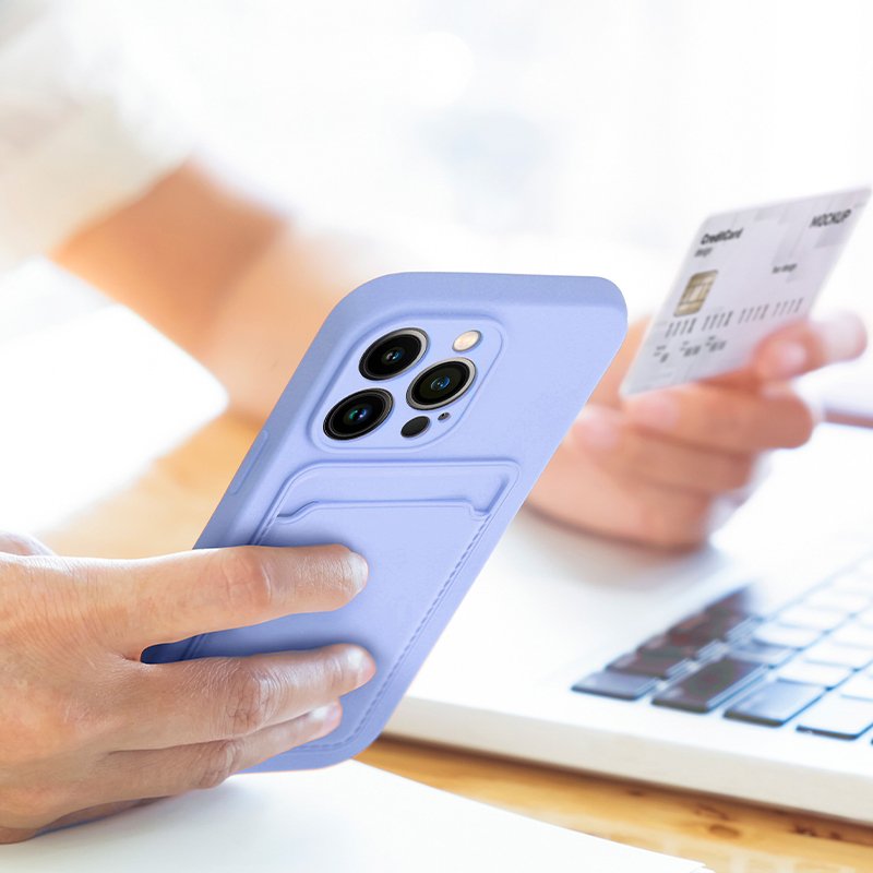 Carcasa COOL para iPhone 15 Card Violeta