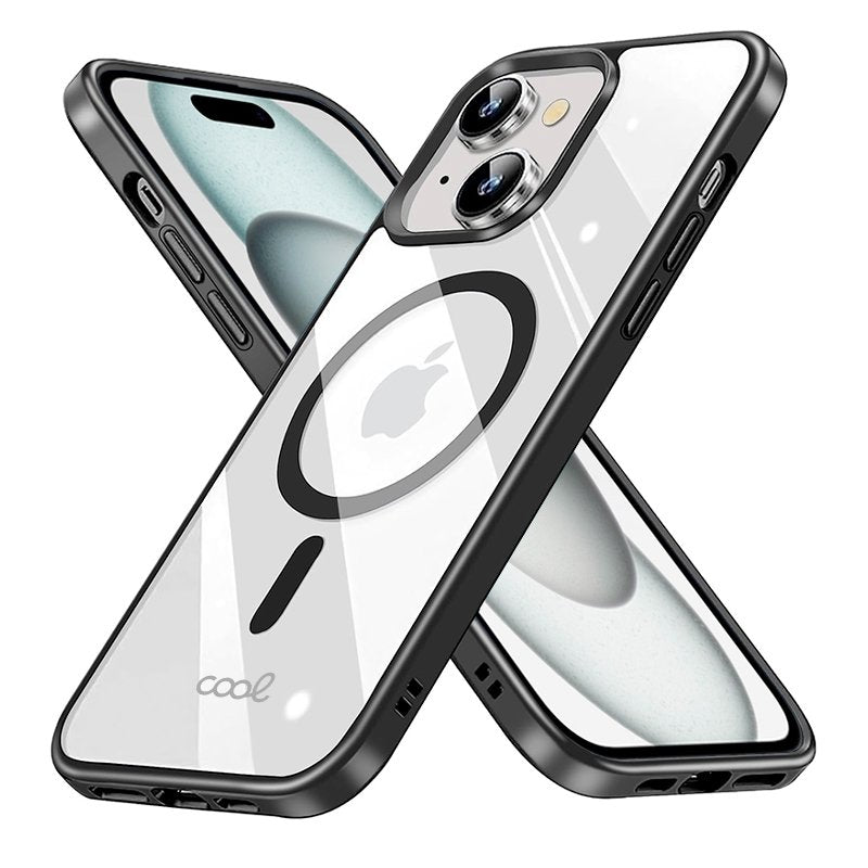 Coque magnétique noire pour iPhone 15