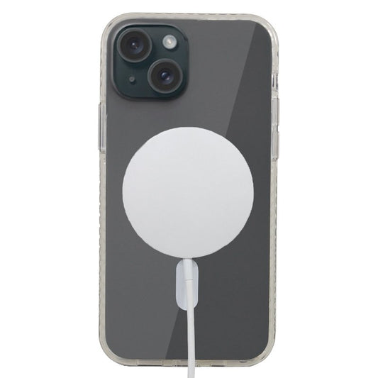 Coque magnétique transparente pour iPhone 15