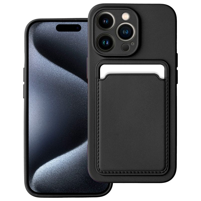Carcasa COOL para iPhone 15 Pro Card Negro