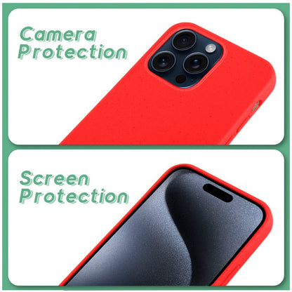 Coque Cool pour iPhone 15 Pro Eco Biodégradable Rouge