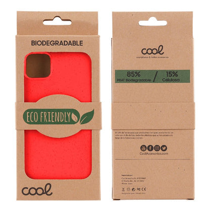 Coque Cool pour iPhone 15 Pro Eco Biodégradable Rouge