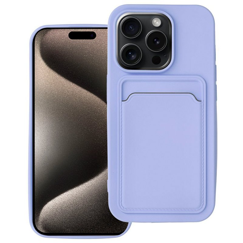 Carcasa COOL para iPhone 15 Pro Max Card Violeta