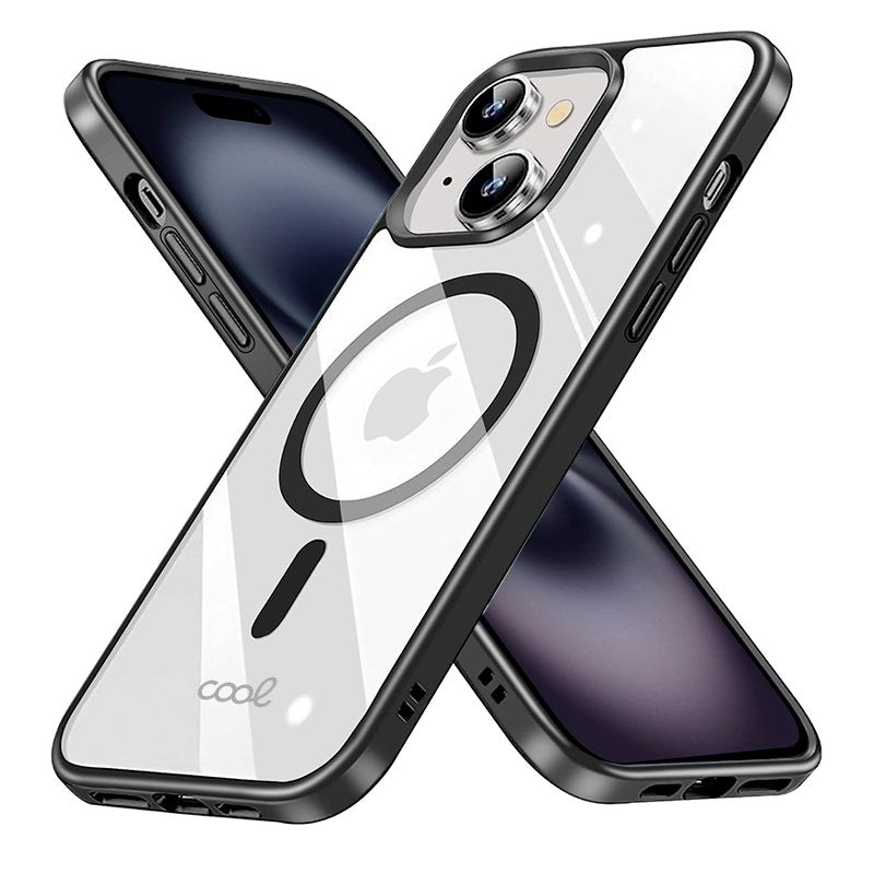 Coque magnétique noire pour iPhone 16