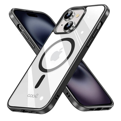 Coque magnétique noire pour iPhone 16