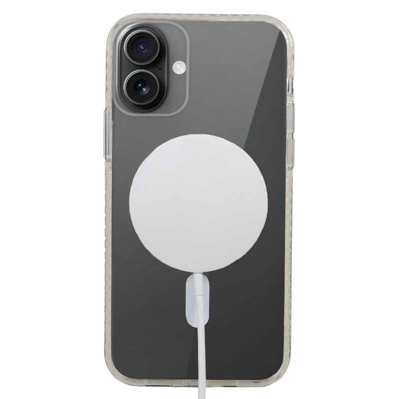 Coque magnétique transparente pour iPhone 16