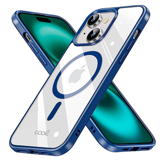 Coque magnétique pour iPhone 16 Plus avec bord marin