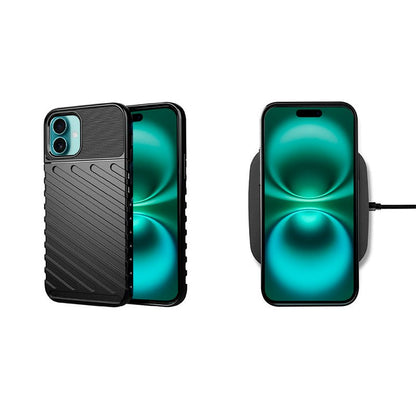 Coque cool pour iPhone 16 Plus Thunder Black