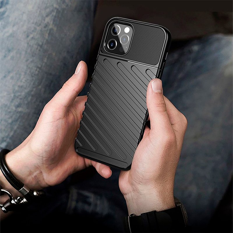 Coque cool pour iPhone 16 Plus Thunder Black