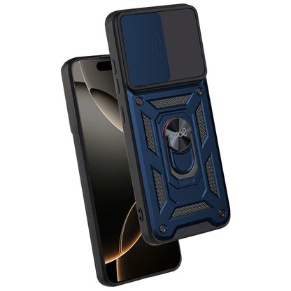 Coque rigide pour iPhone 16 Pro, couleur bleu marine