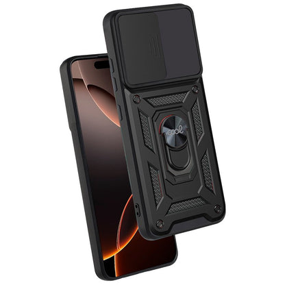 Coque rigide noire pour iPhone 16 Pro Max