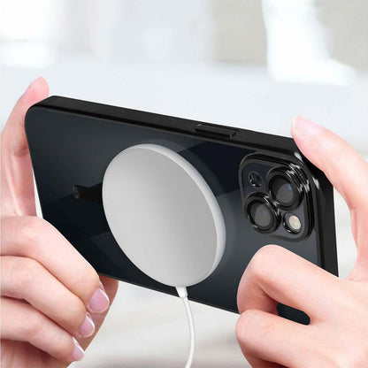 Coque magnétique noire pour iPhone 16 Pro Max