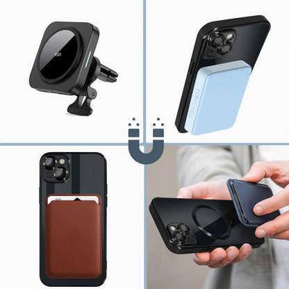 Coque magnétique noire pour iPhone 16 Pro Max