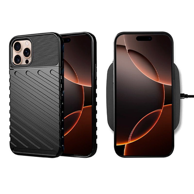 Coque cool pour iPhone 16 Pro Max Thunder Black