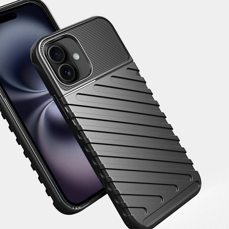Coque cool pour iPhone 16 Thunder Black