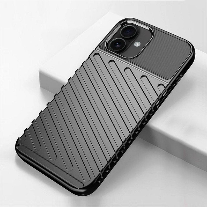 Coque cool pour iPhone 16 Thunder Black