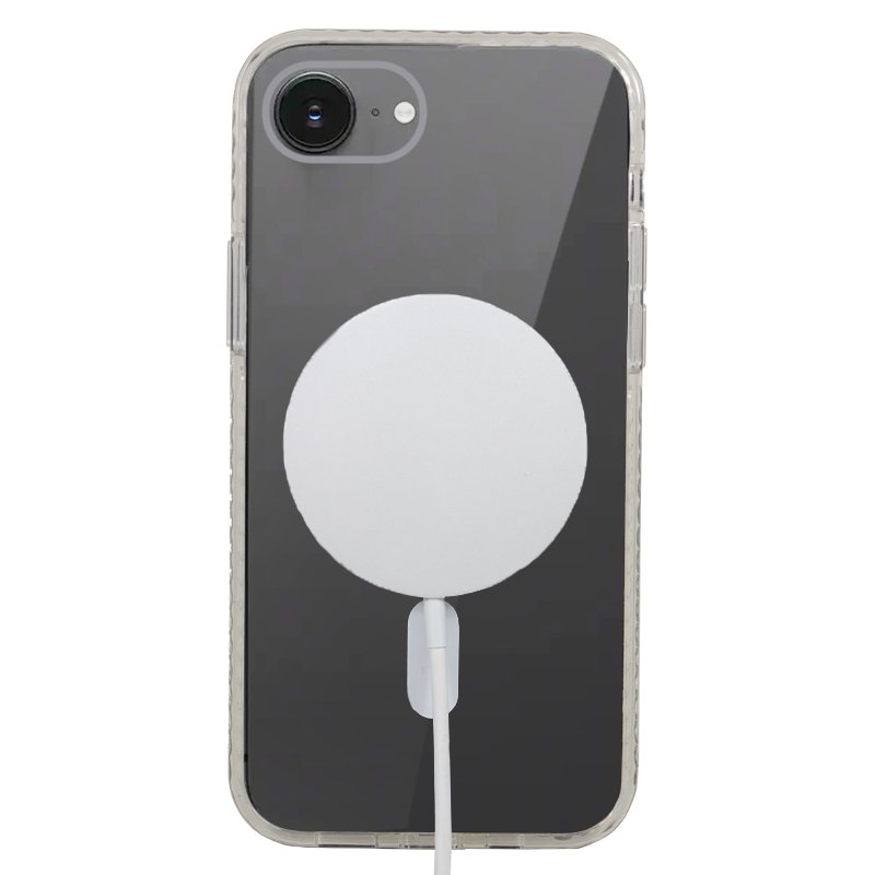 Coque magnétique transparente pour iPhone 16e