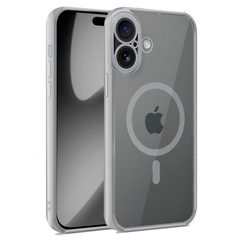 Carcasa COOL para iPhone 17 Magnética Borde Plata