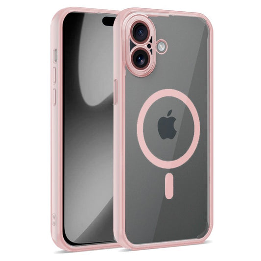 Carcasa COOL para iPhone 17 Magnética Borde Rosa