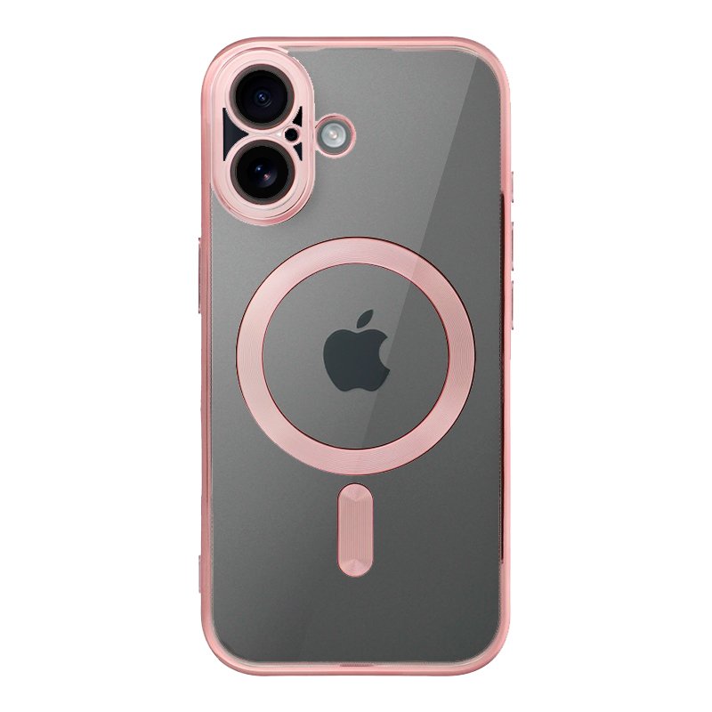 Carcasa COOL para iPhone 17 Magnética Borde Rosa