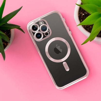 Carcasa COOL para iPhone 17 Magnética Borde Rosa