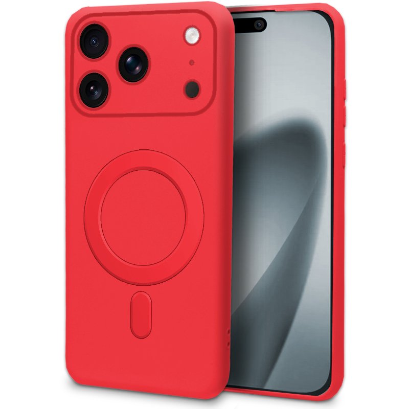 Carcasa COOL para iPhone 17 Pro Magnética Cover Rojo