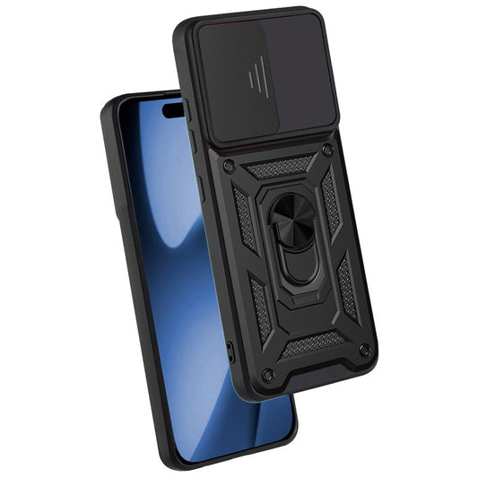 Carcasa COOL para iPhone 17 Pro Max Hard Ring Negro