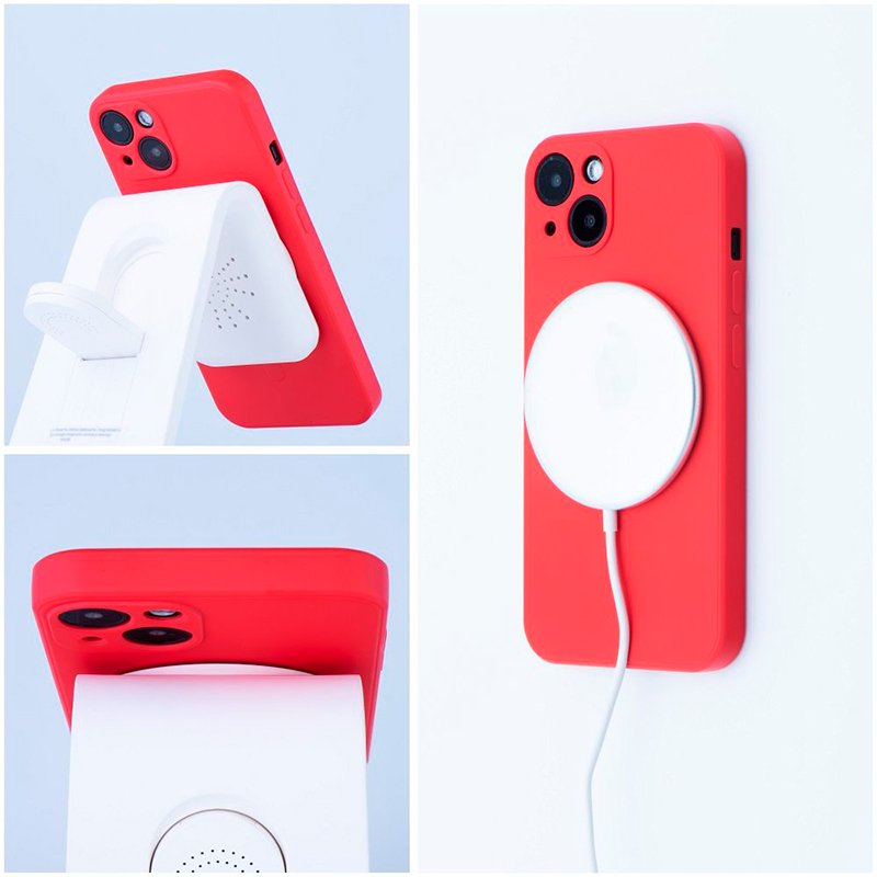 Carcasa COOL para iPhone 17 Pro Max Magnética Cover Rojo