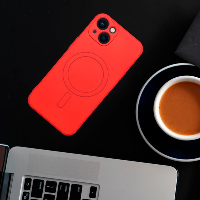 Carcasa COOL para iPhone 17 Pro Max Magnética Cover Rojo