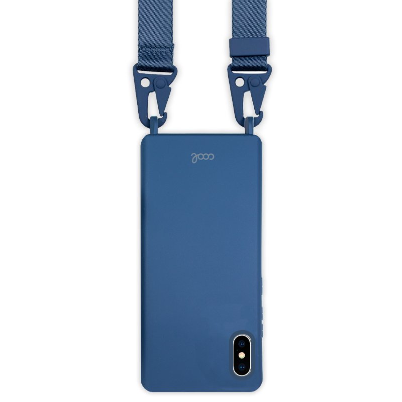 Coque cool pour iPhone X / iPhone XS Ruban bleu