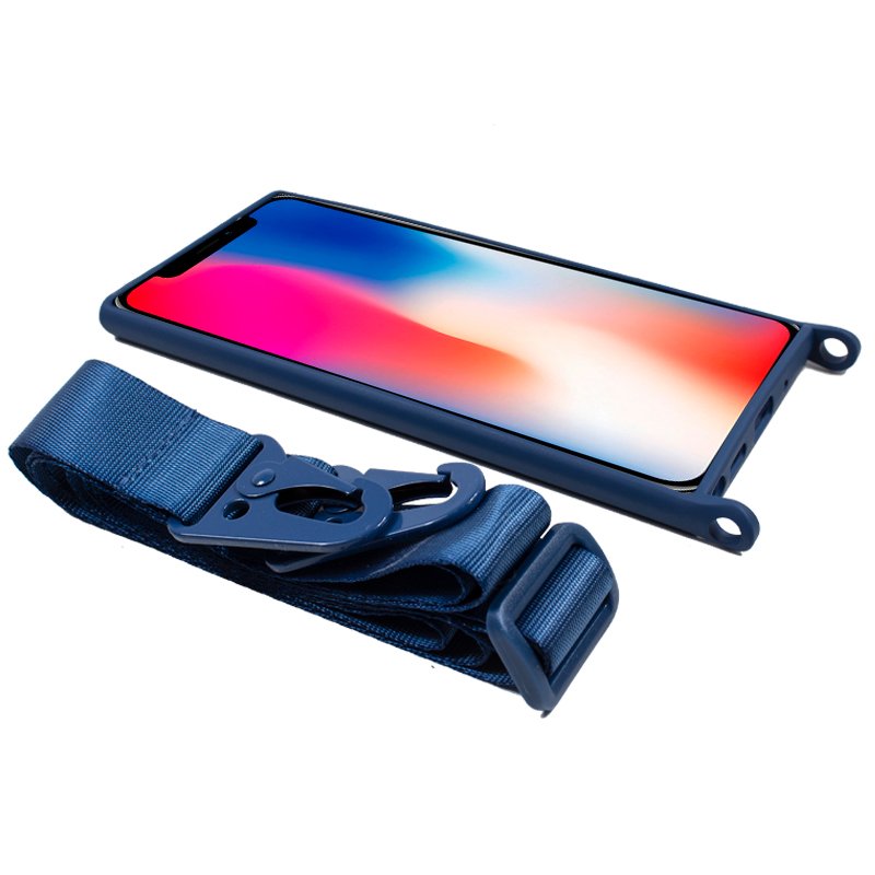 Coque cool pour iPhone X / iPhone XS Ruban bleu
