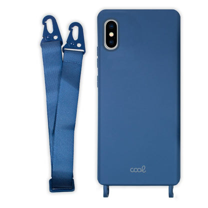 Coque cool pour iPhone X / iPhone XS Ruban bleu