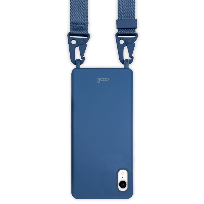 Coque iPhone XR cool avec ruban bleu