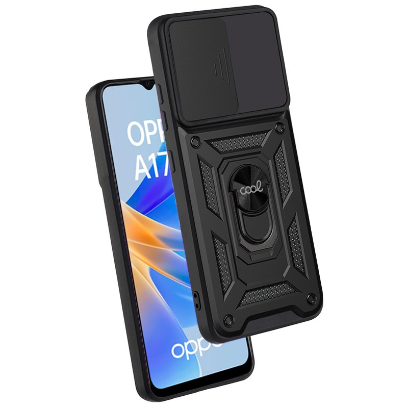 Coque rigide noire pour Oppo A17