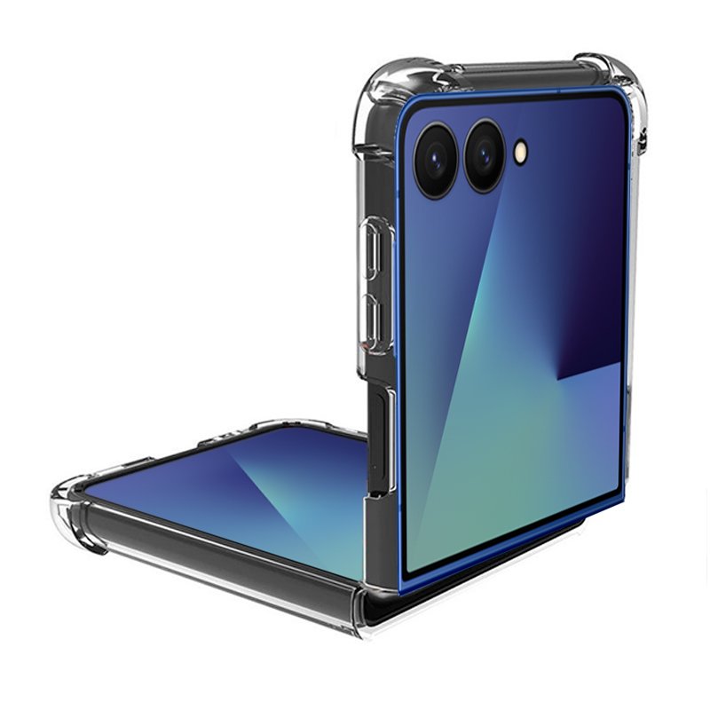 Carcasa COOL para Samsung F766 Galaxy Z Flip 7 AntiShock Transparente