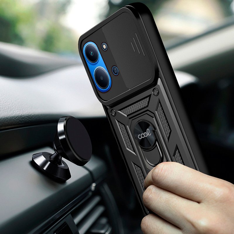 Carcasa COOL para Xiaomi Redmi 15C Hard Ring Negro