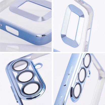 Carcasa COOL para Xiaomi Redmi A3 Borde Metalizado (Azul)