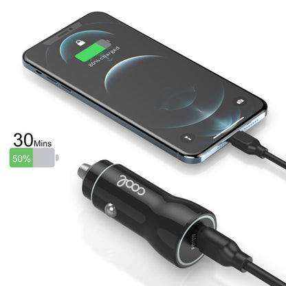 Chargeur de voiture universel Type C (PD) COOL (18 W) Noir