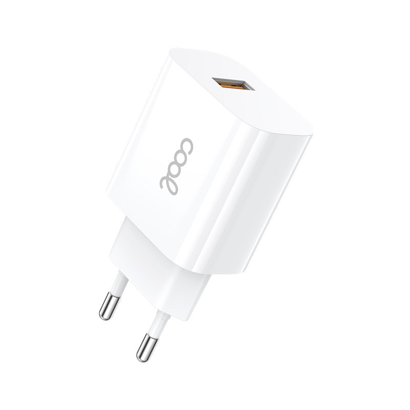 Chargeur Connecteur Réseau Type-C (2,4 A) Kit COOL Universel 2 en 1 Blanc