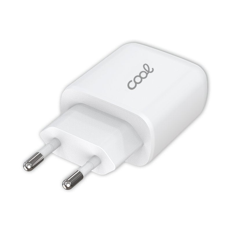 Chargeur universel adaptatif rapide (PD) Type-C COOL (25 W) Blanc