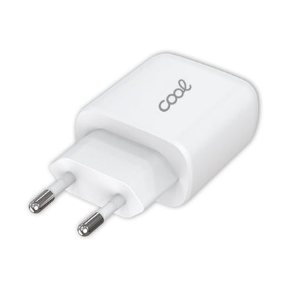 Chargeur universel adaptatif rapide (PD) Type-C COOL (25 W) Blanc