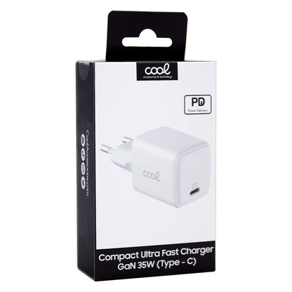 Chargeur universel ultra rapide (PD) Type-C COOL (35 W) Blanc