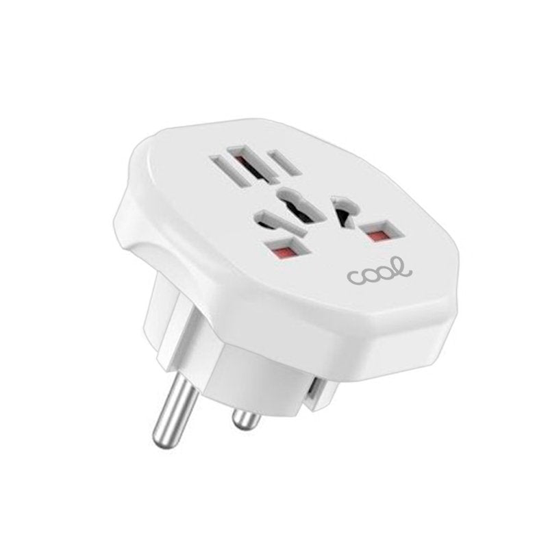 Adaptateur de chargeur universel international (du monde vers l'Europe) COOL