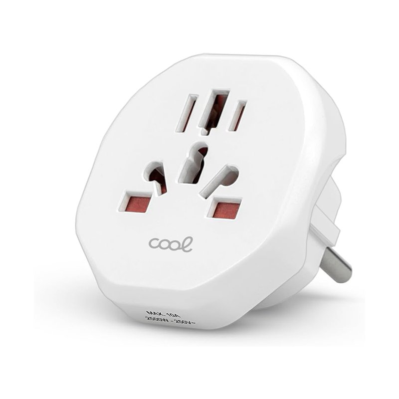 Adaptateur de chargeur universel international (du monde vers l'Europe) COOL