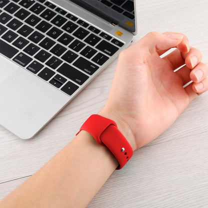 Correa COOL para Apple Watch Series 1 / 2 / 3 / 4 / 5 / 6 / 7 / 8 / 9 / SE (38 / 40 / 41 mm) Goma Rojo
