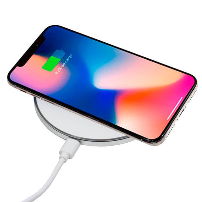 Station de charge sans fil universelle Qi pour smartphone (charge rapide) Blanc